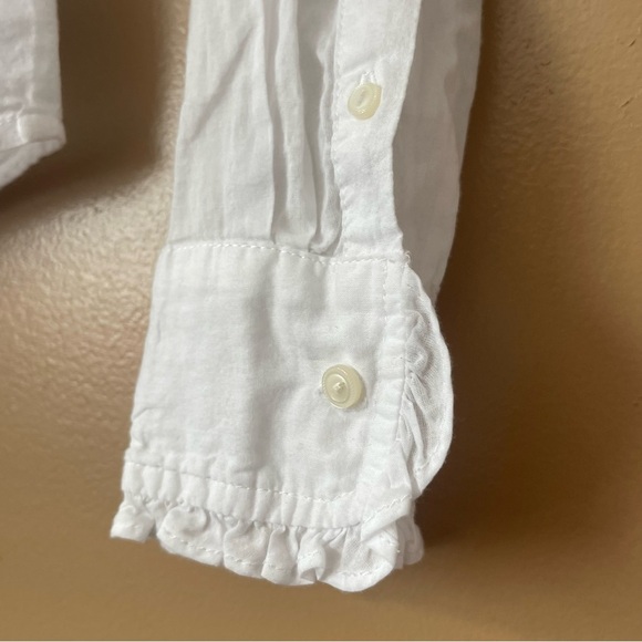 Ralph Lauren Kids White Long Sleeve Button-Up Shirt size 10 - Picture 2 of 8